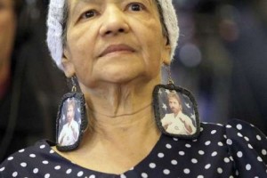 Chuck Norris Picture in Earrings